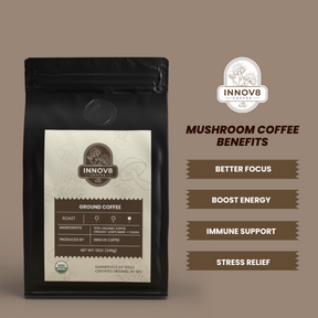 Organic Mushroom Coffee - Lion's Mane & Chaga 12oz